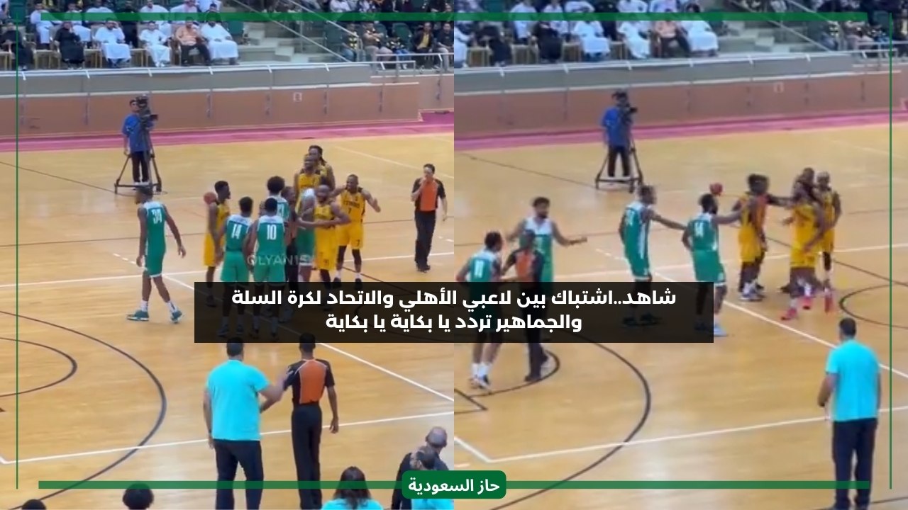 Intense Fistfight Between Al-Ahly and Al-Ittihad Handball Teams Caught on Camera